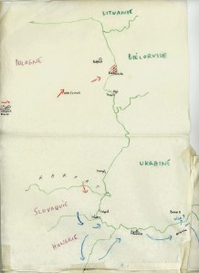 Le voyage des frontières, été 1993 © Colette Mazabrard