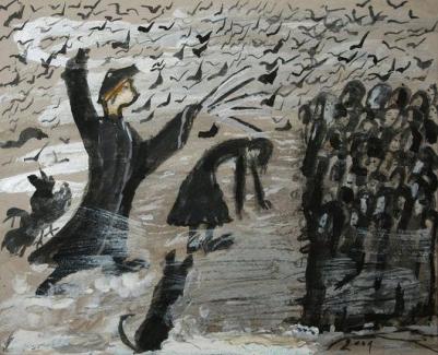 Ceija Stojka Die Peitsche knallt von Frau Pinz 34.5 x 42 cm