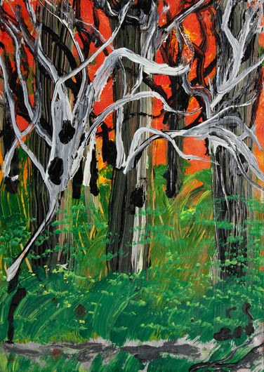  Ceija Stojka, Ohne Titel, 42 x 29.5 cm