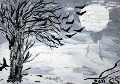 Ceija Stojka, peinture, 2011