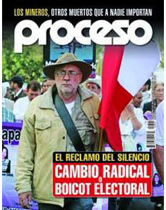 Javier Sicilia en couverture de Proceso, mai 2011