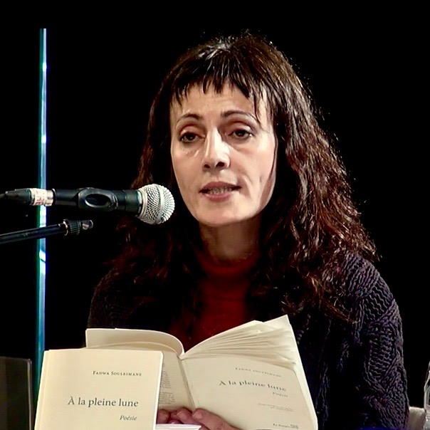 Fadwa Souleimane au Marché de la poésie de Bordeaux, le 15 mars 2015